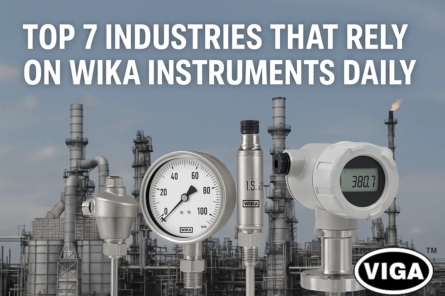 Top 7 Industries That Rely on WIKA Instruments Daily