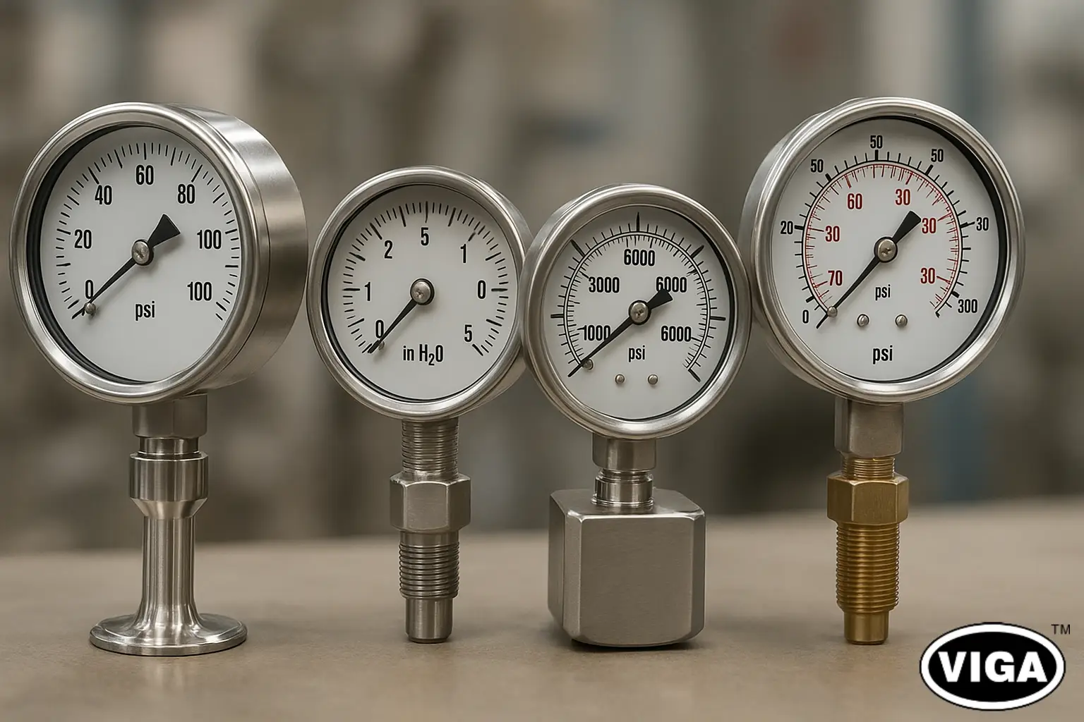Industrial Pressure Gauges