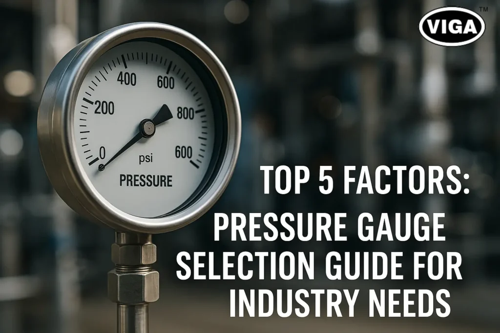 Top 5 Factors Pressure Gauge Selection Guide for Industry Needs
