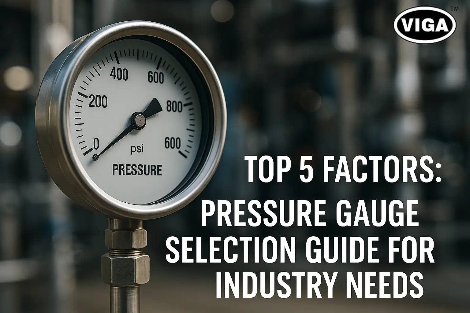 Top 5 Factors Pressure Gauge Selection Guide for Industry Needs