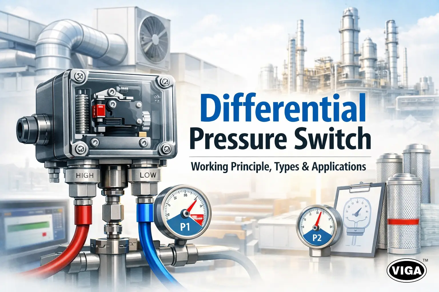 Industrial Differential Pressure Switch Guide & Working