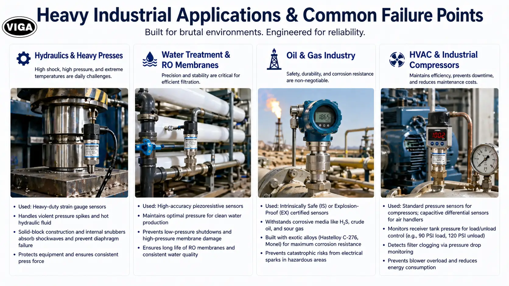 Heavy Industrial Applications and Common Failure Points