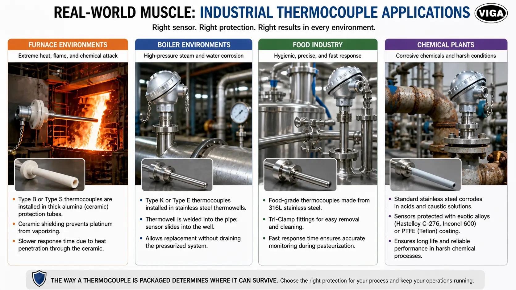 Industrial Thermocouple Applications