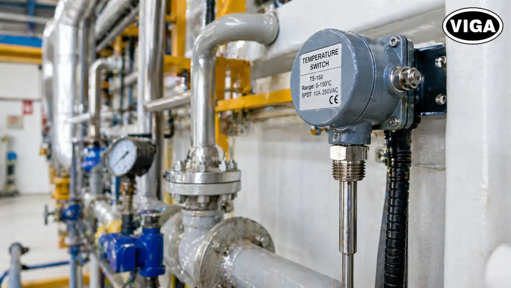 What is an industrial temperature switch?