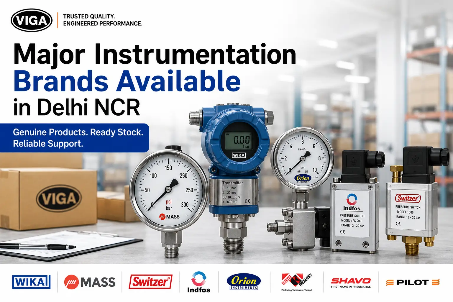 Major Instrumentation Brands Available in Delhi NCR