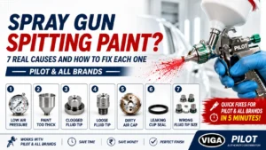 Spray Gun Spitting Paint 7 Causes & Quick Fixes (Pilot & HVLP)