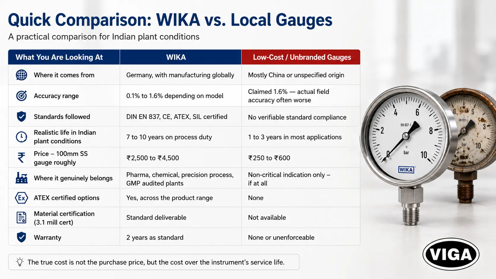 WIKA vs Local Brands