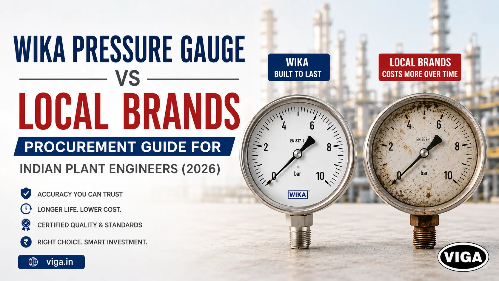 Why Cheap Pressure Gauges Fail WIKA vs Local Brands