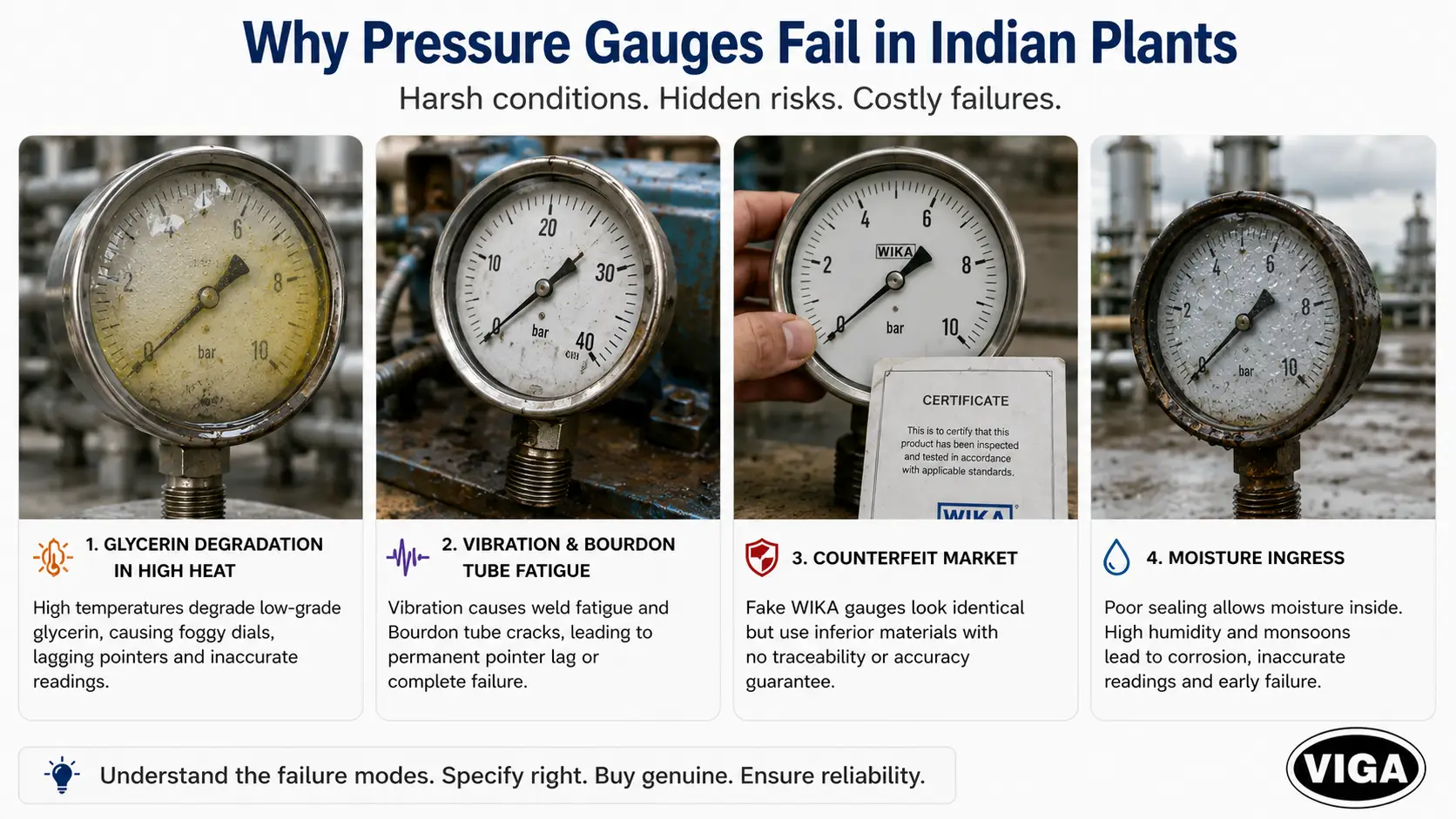 Why Pressure Gauges Fail in Indian Plants