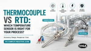 Thermocouple vs RTD PT100 industrial temperature sensor comparison